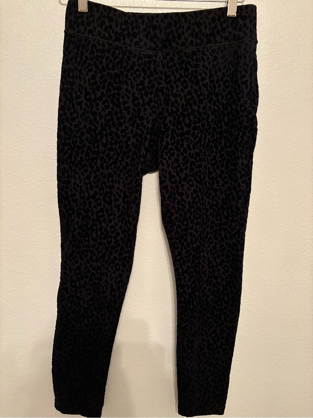 Old Navy Stevie high rise flocked leopard print Leggings M - Picture 4 of 11